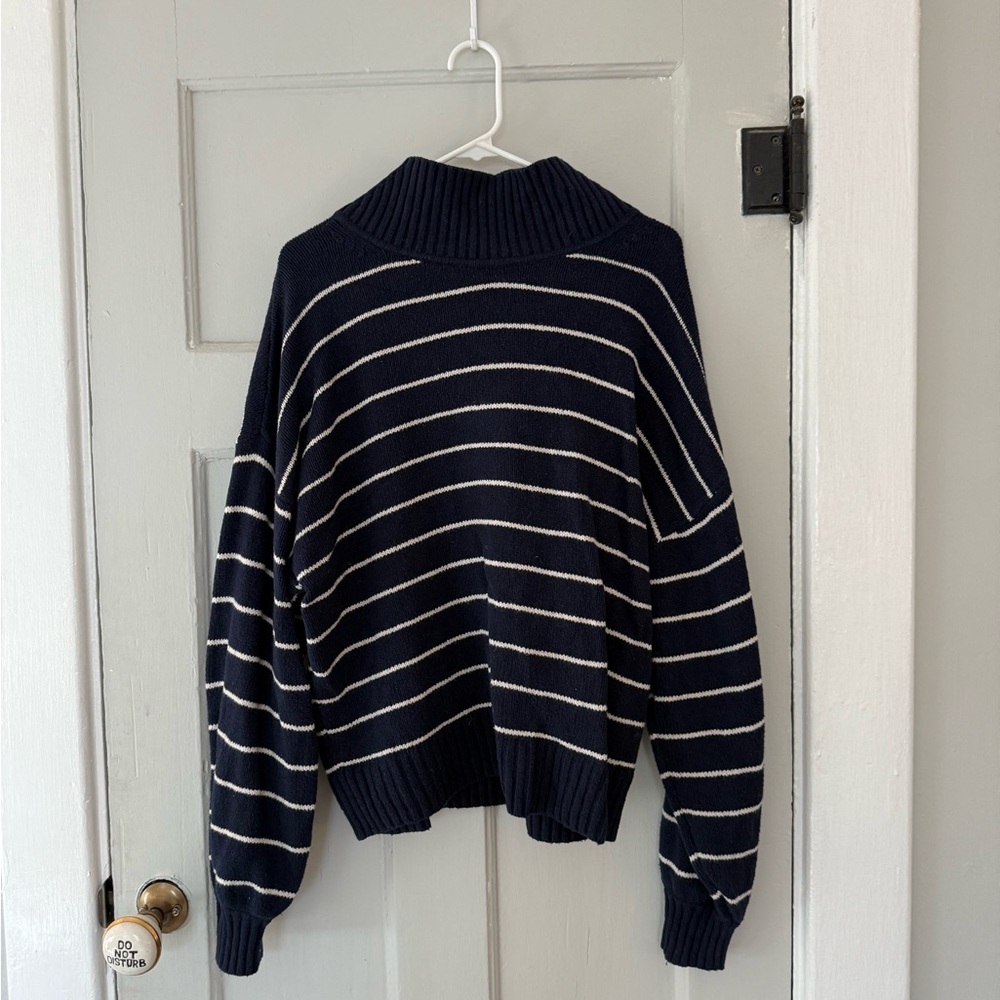GAP Navy Striped Women's Sweater